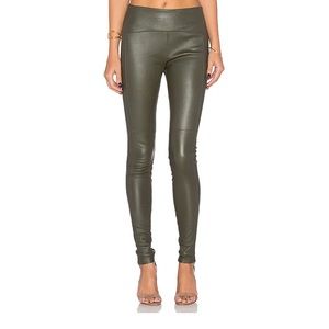 NWOT Free People Faux Leather Leggings, 0